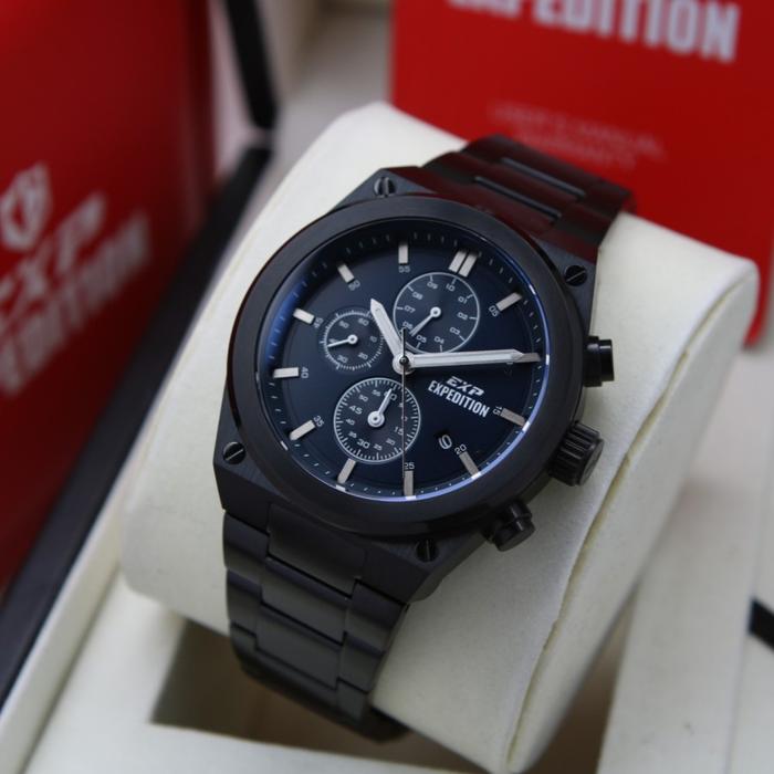 JAM TANGAN EXPEDITION PRIA EXP 6850 / E6850 ORIGINAL - BLACK BLUE