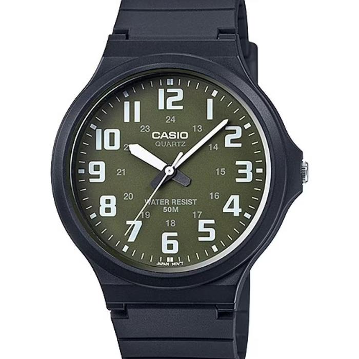 Jam tangan analog casio original pria casing besar mw240 garansi resmi