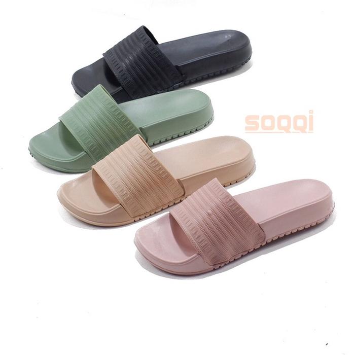 SANDAL IRSOE 211 SANDAL SLOP KARET WANITA CEWEK WARNA SANDAL RUMAHAN KARET ANTI AIR IRSOE 36-40