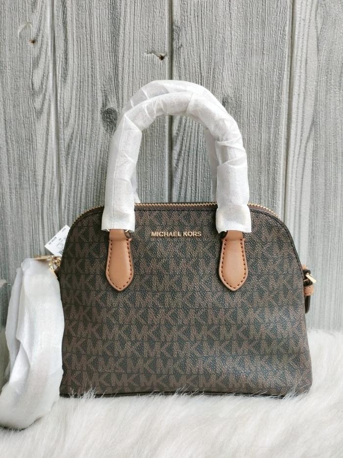 TAS BRANDED Veronica xs crossbody Brown