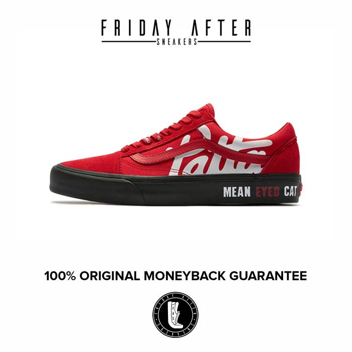 Sepatu Sneakers Vans Vault Old Skool OG Patta High Risk Red Original