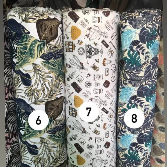 KanvasMotif/Bahan kanvas motif/Kain kanvas/Bahan katun kanvas