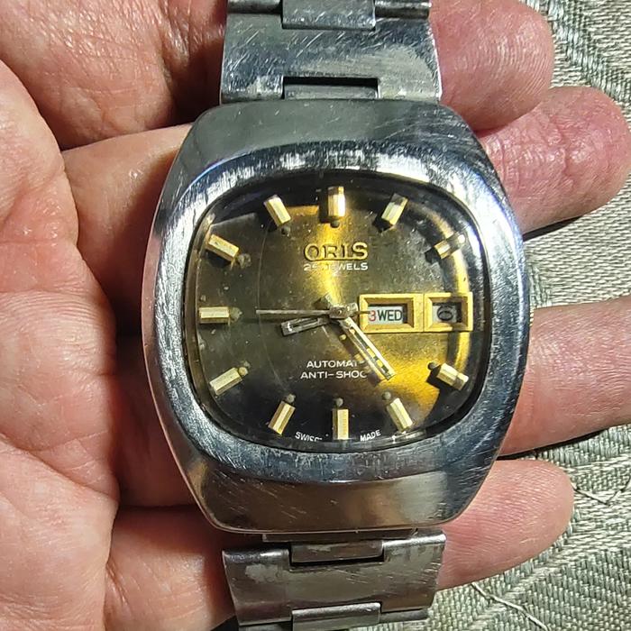 Jam vintage Oris golden automatic