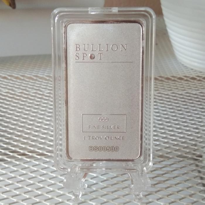 BullionSpot 1oz perak batangan 999