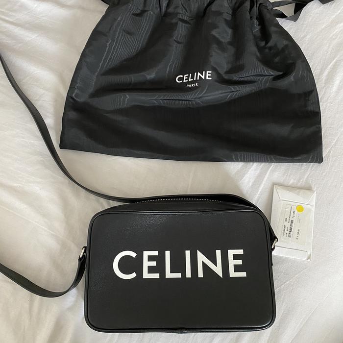 CELINE Tas Selempang Sling Bag Unisex Kulit Asli Kondisi Baik dengan Dustbag dan Kartu Produk Prelov