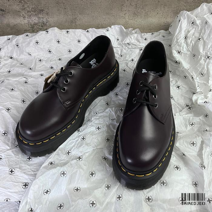 Dr. Martens 1461 Quad Burgundy Smooth Original