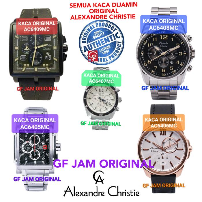 KACA JAM TANGAN ALEXANDRE CHRISTIE AC6405 AC6406 AC6407 AC6408 AC6409