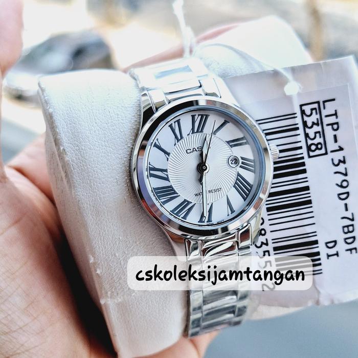 JAM TANGAN WANITA CASIO LTP-1379D-7B ORIGINAL GARANSI RESMI 1TAHUN