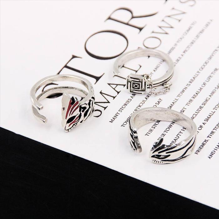 Cincin Bleach Ichigo Premium Import Anime Manga Ring Cosplay Aksesoris Fashion Unisex
