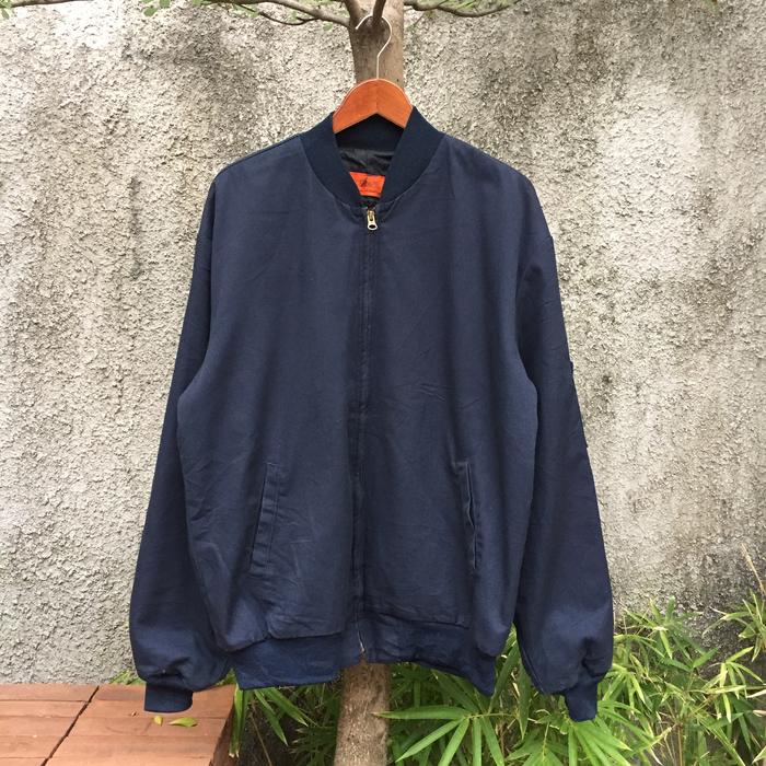 Vintage Cintas Red Kap Bomber Work Jacket Made In USA