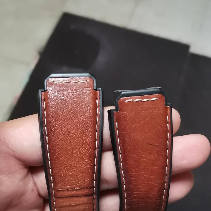 leather strap tag heuer connected 45