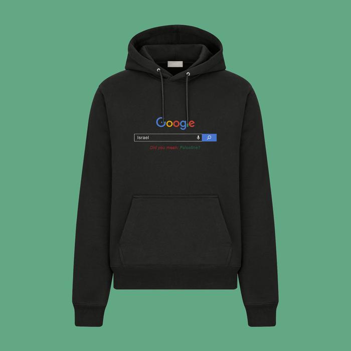 Hoodie Sweater Free Palestine Israel Google Switer Fleece Clothing Unisex Cowok Cewek Size S-3XL