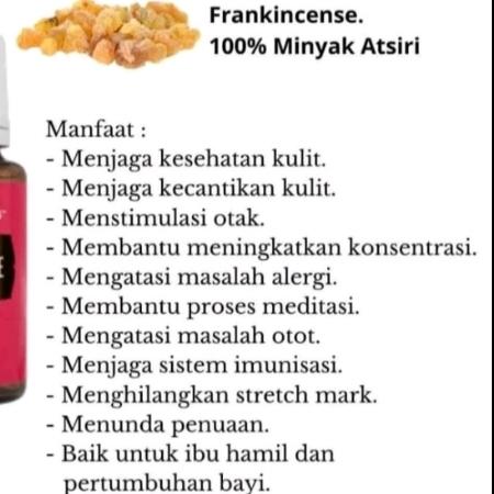 minyak atsiri kemenyan / frankincense essential oil
