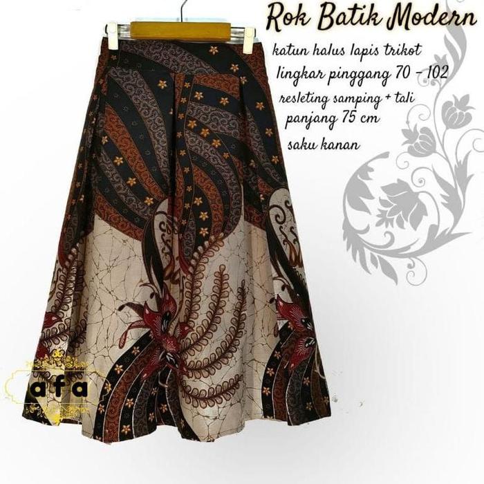 TERBARU ROK BATIK MODERN 7/8 LAPIS TRIKOT PREMIUM