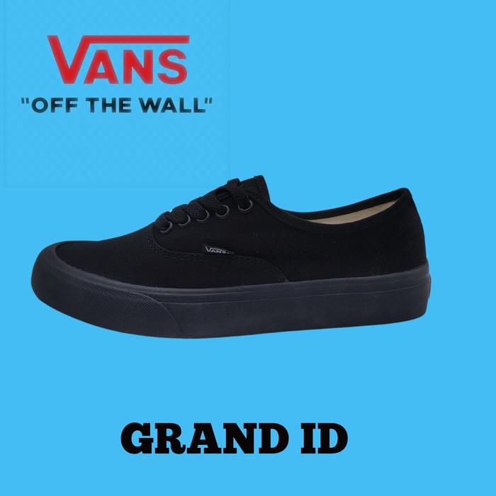 sepatu vans pria sepatu hitam polos