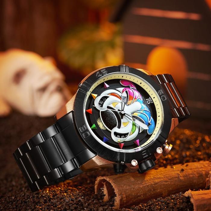 Jam Tangan Pria T5 H 3736G Original T5 Spesial Edition Bulldog Lover