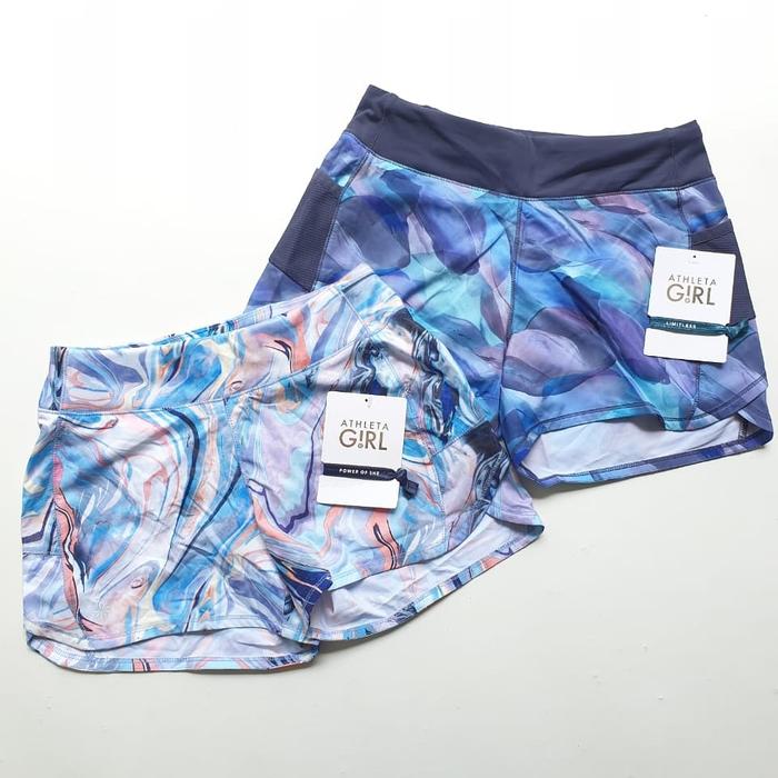 CELANA PENDEK ACTIVE POPMYWEAR ATHLETA ACTIVE RUNNING SHORT BLUE 5-7Y
