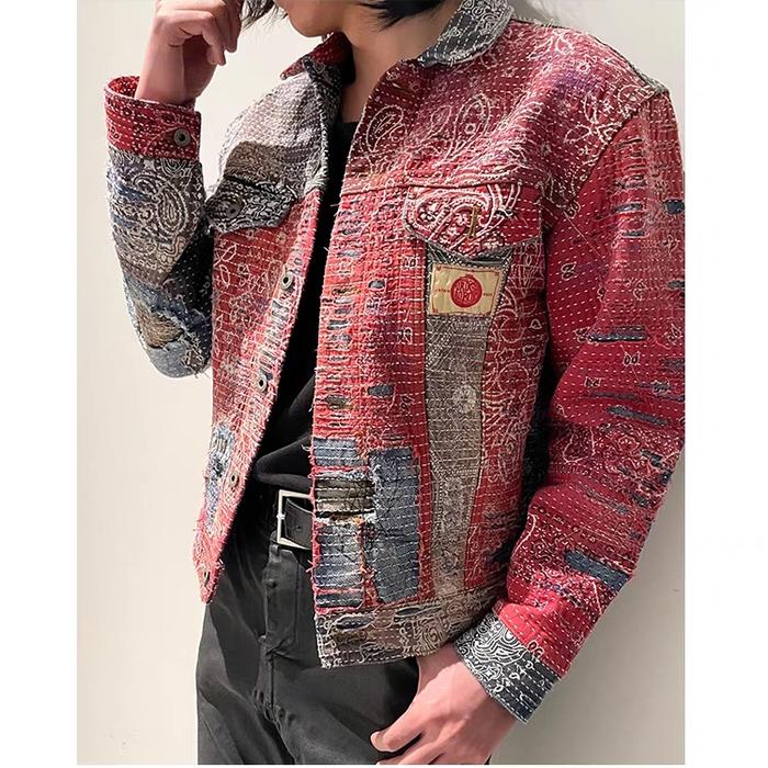 Custom Boro sashiko jacket like visvim kapital