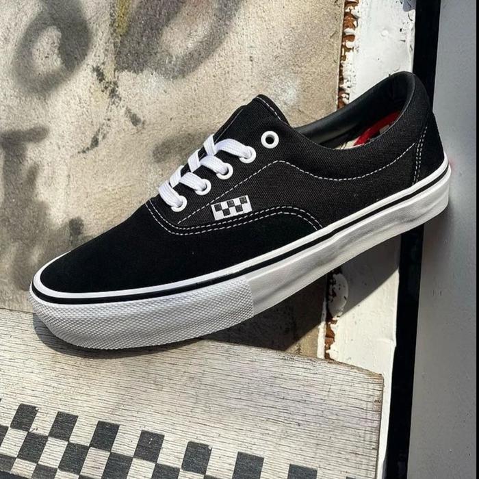 VANS ERA PRO SKATE BLACK WHITE BNIB 100% ORIGINAL