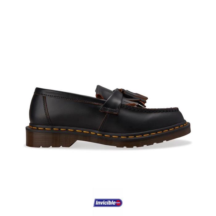 DR.MARTENS ADRIAN TASSEL BLACK QUILON (MADE IN ENGLAND)