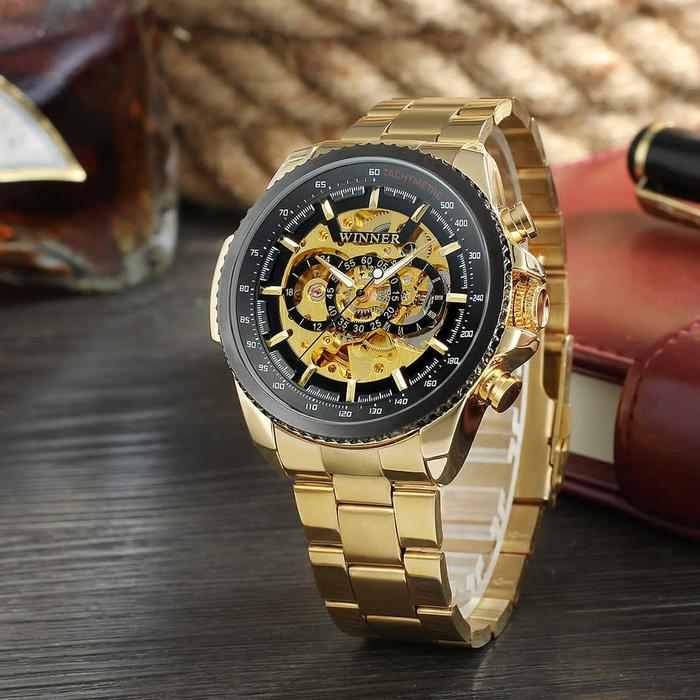 Jam Tangan Pria T-WINNER ORIGINAL Automatic Watch TW8053 Otomatis