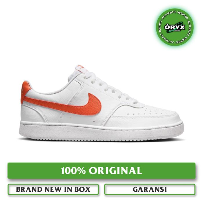Nike Court Vision Low Next Nature White / Picante Red