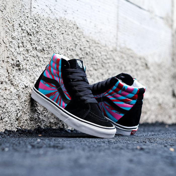 Vans Sk8 High Retro Mart Black True White Original