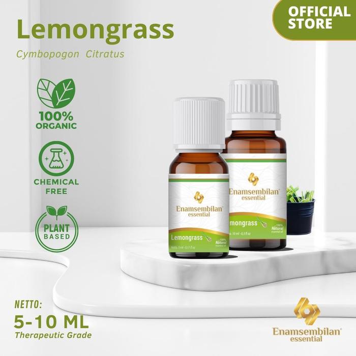 Enamsembilan Lemongrass Essential Oil - Minyak Sereh Dapur 5 Ml-10 Ml