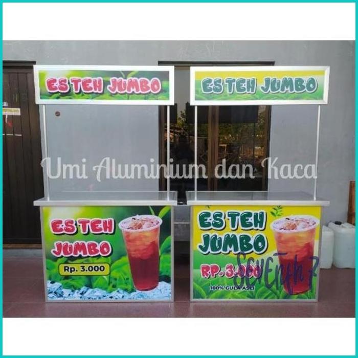 Booth portable es teh jumbo Berkualitas