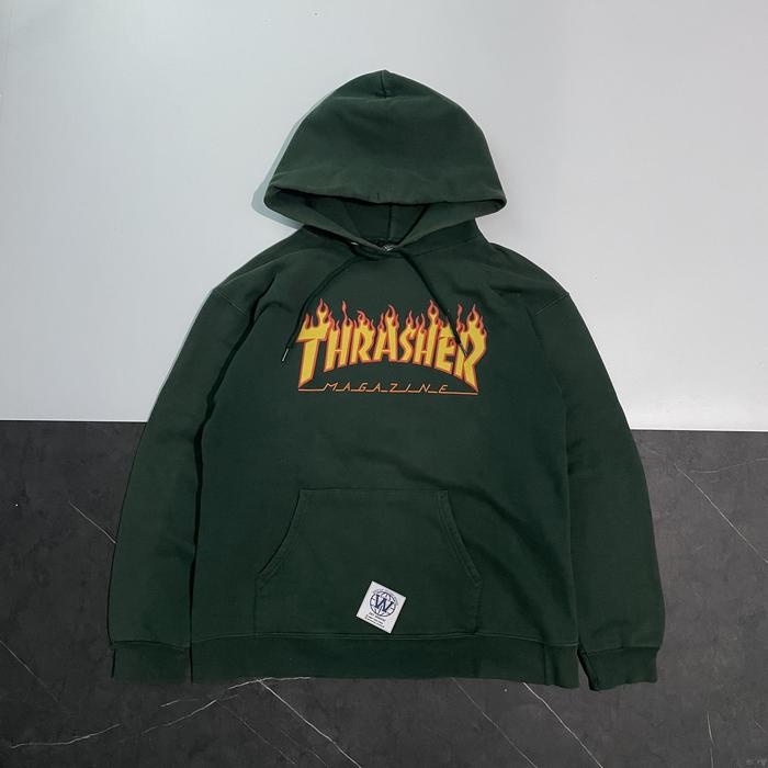 Hoodie thrasher flame jotol second original