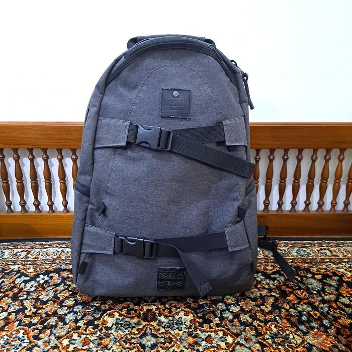 tas ransel superdry backpack warna abu
