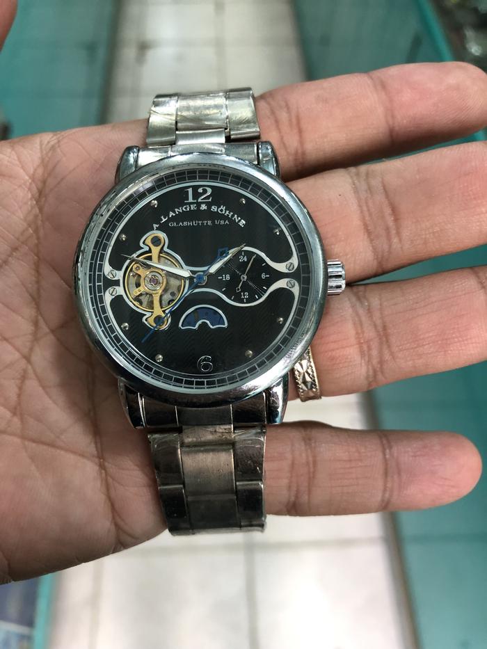 jam tangan pria klasik automatic a lange and sohne klasik jam cowok