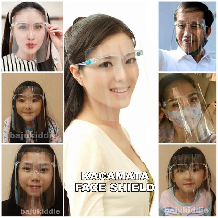 FACE SHIELD KACAMATA masker mika FACESHIELD nagita paul lorna safety