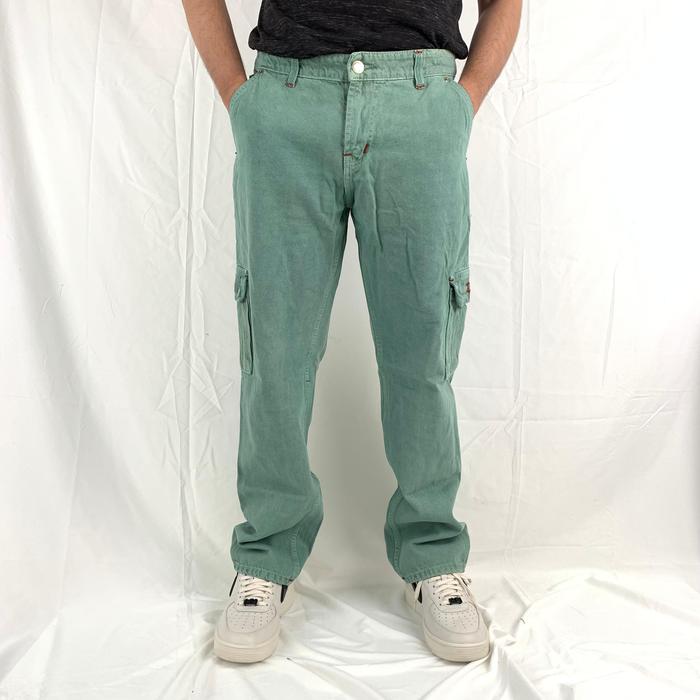 Denim It Up Ham! Jeansku H1 Cargo Antique Snowish Lime 100% Authentic