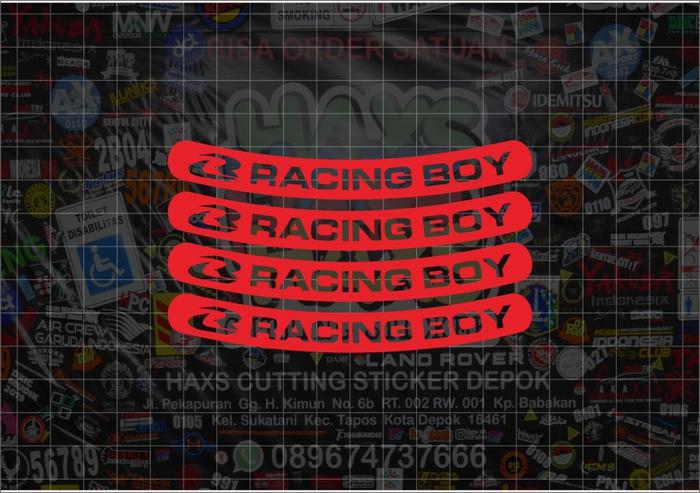 Cutting Sticker Velg RCB Racing boy