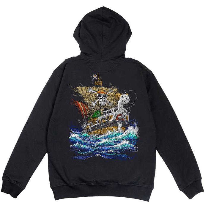 Mayosi Hoodie Onepiece Going Merry Scribble
