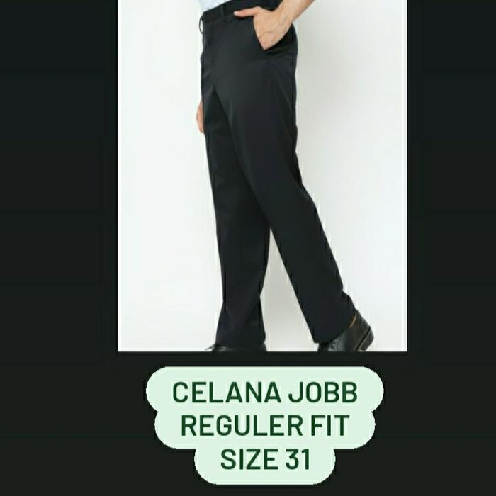 Celana panjang JOBB Formal pria Regular fit pants size 31 celana bahan