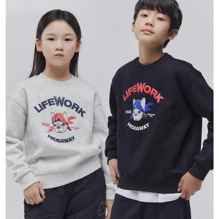 Sweater lifework, lifework original, pakaian anak unisex, jaket anak