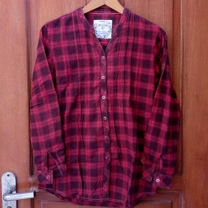 Preloved Kemeja Wanita Flanel Corniche