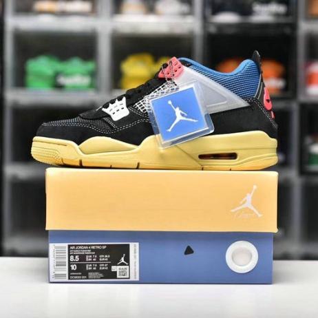 Union LA x Jordan 4 Retro 'Off Noir' DC9533-001 (Size 36-47.5)