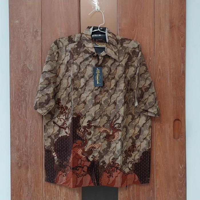 KEMEJA BATIK PRIA LENGAN PENDEK ARJUNA WEDA  EXECUTIVE SIZE XL