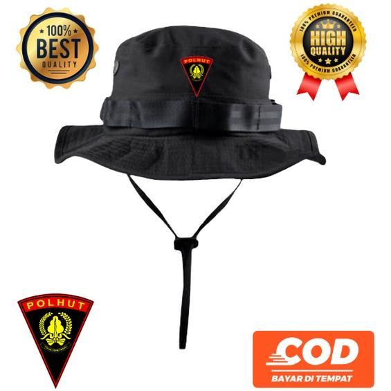 HUD25 Topi rimba Topi gunung logo Polisi kehuntanan premium