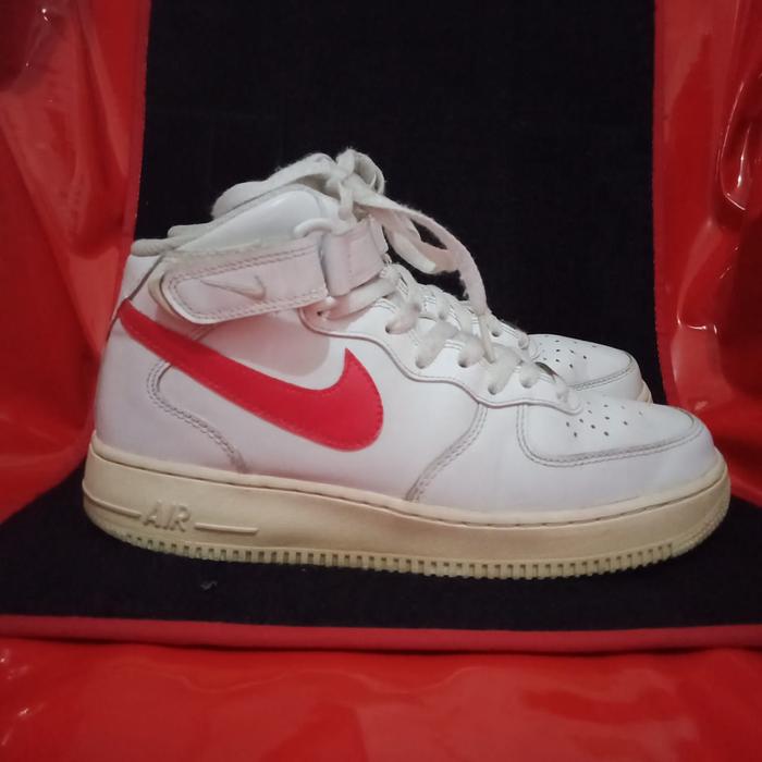 SEPATU NIKE AF1 WHITE HIGH second original murah