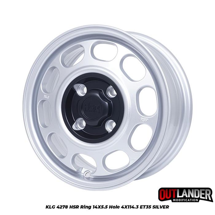 Velg Mobil Livina Evalia Cefiro Ring 14 Hsr Wheel Klg Silver