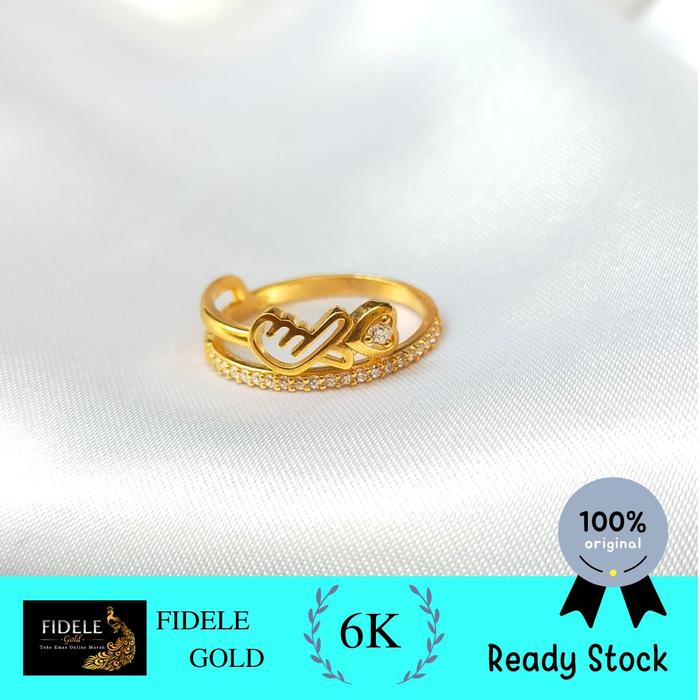 CINCIN SARANGHEYO KOREA CINCIN BTS EMAS ASLI KADAR MUDA 300