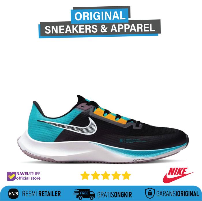 NIKE Air Zoom Rival Fly 3 Black /White /Chlorine Blue/Dark Sulfur BNIB