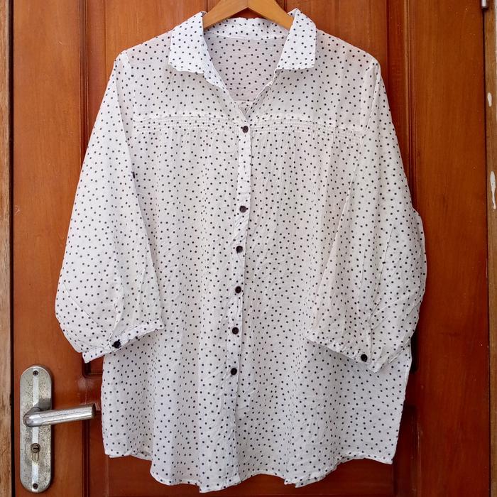 Preloved Kemeja Polkadot