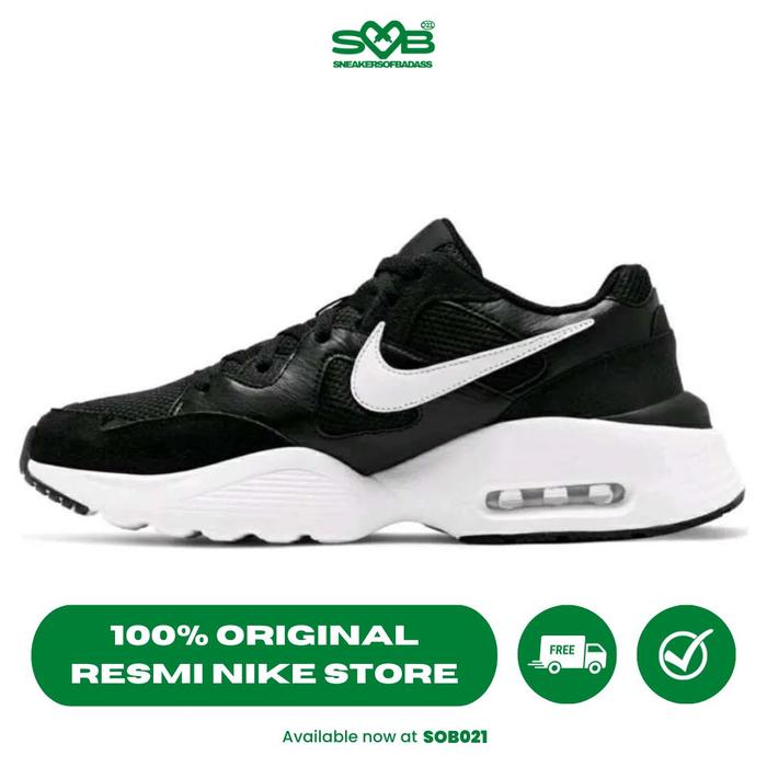 Sepatu Sneakers Nike Men Air Max Fusion Black/White - CJ1670-002