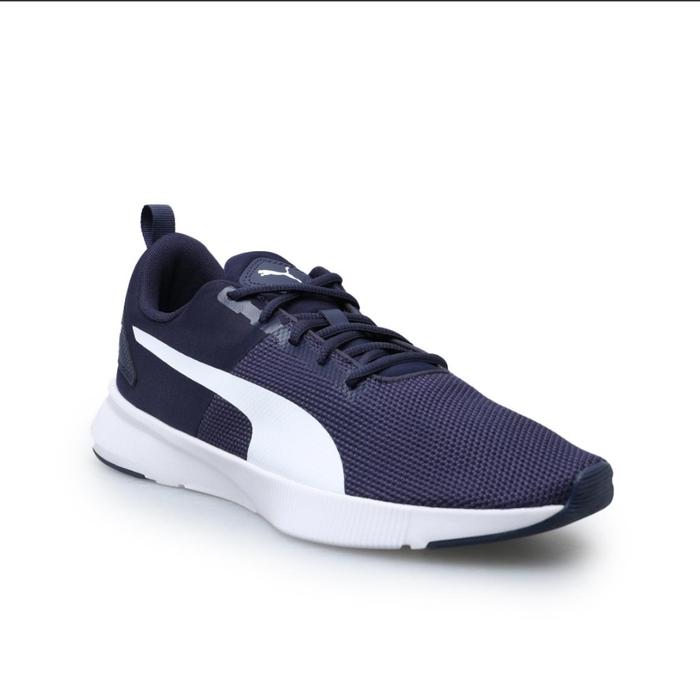 Sepatu Puma Pria Flyer Navy Peacoat Sepatu Lari Unisex Original