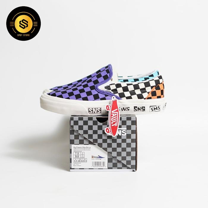 SPOT STORE - SNS X Vans Vault OG Slip On Lx Electric Purple BNIBWT
